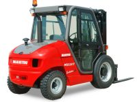 Manitou Semi Industrial All Terrain Masted Forklift Warehousing Equipment Industrial Solutions MSI25 Northern Lift Trucks