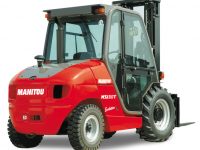 Manitou Semi Industrial All Terrain Masted Forklift Warehousing Equipment Industrial Solutions MSI30 Northern Lift Trucks